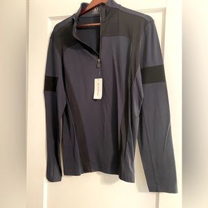 Navy Bogner half zip pullover, men’s large, light weight